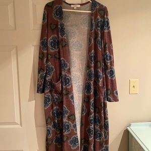 Long Duster Cardigan with Pockets